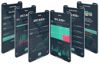 Poker Stack bankroll tracker app screens