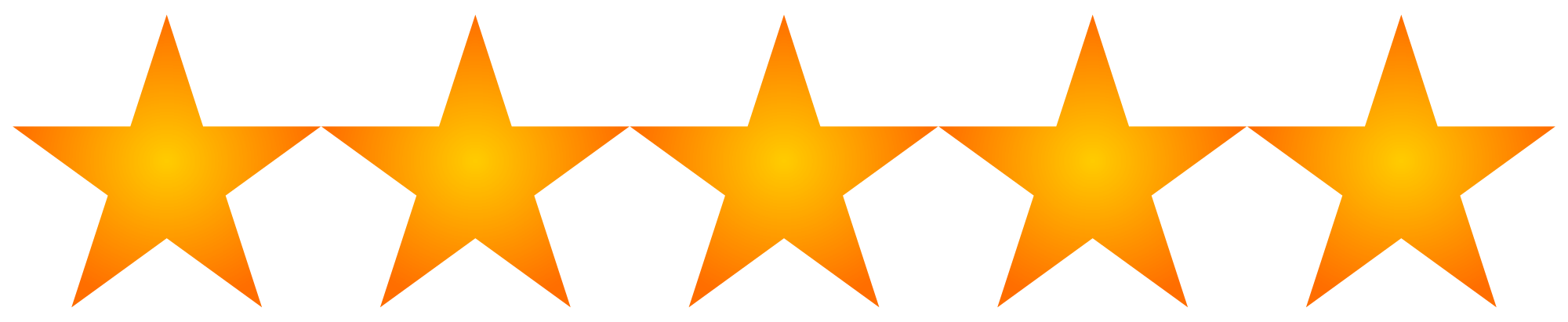 Five orange stars
